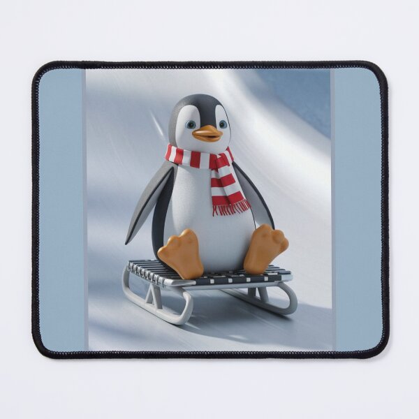 Item preview, Sledding Penguin with scarf designed and sold by RWCarpenter.