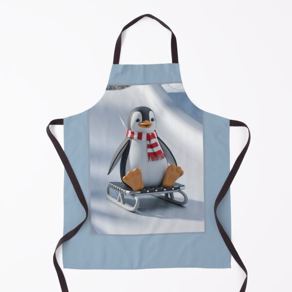 Item preview, Sledding Penguin with scarf designed and sold by RWCarpenter.