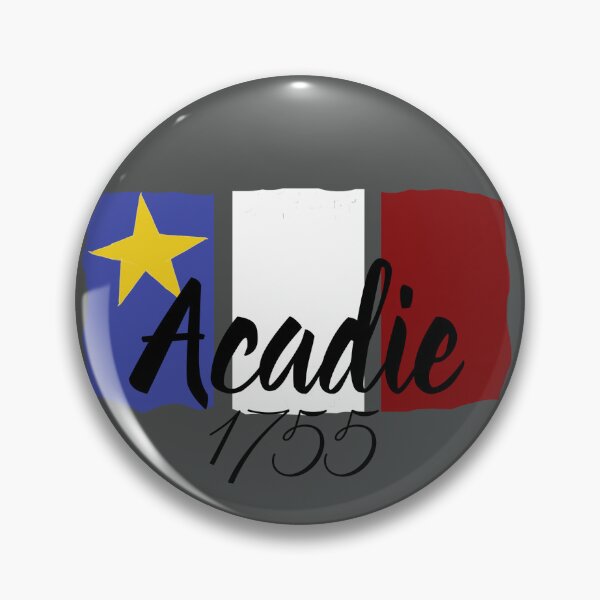 Item preview, Acadian Flag with Cursive Text "Acadie 1755" designed and sold by jolabrese.