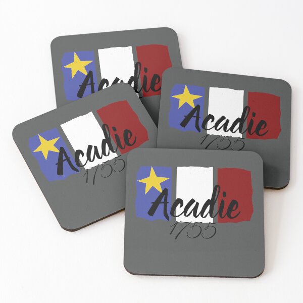 Item preview, Acadian Flag with Cursive Text "Acadie 1755" designed and sold by jolabrese.