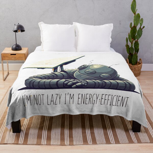 Item preview, I'M NOT LAZY IM ENERGY EFFICIENT  designed and sold by FitEnvy.