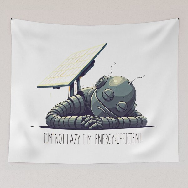 Item preview, I'M NOT LAZY IM ENERGY EFFICIENT  designed and sold by FitEnvy.