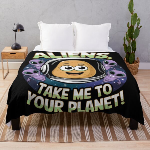 Item preview, Aliens, Take Me to Your Planet! - Potato Astronaut with Aliens designed and sold by Prime-Studio.