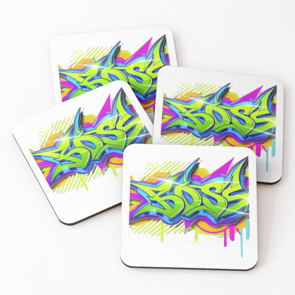 Item preview, Vibrant Graffiti Style 'Boss' Graphic Illustration designed and sold by SpotWarehouse.