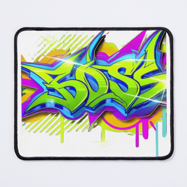 Item preview, Vibrant Graffiti Style 'Boss' Graphic Illustration designed and sold by SpotWarehouse.