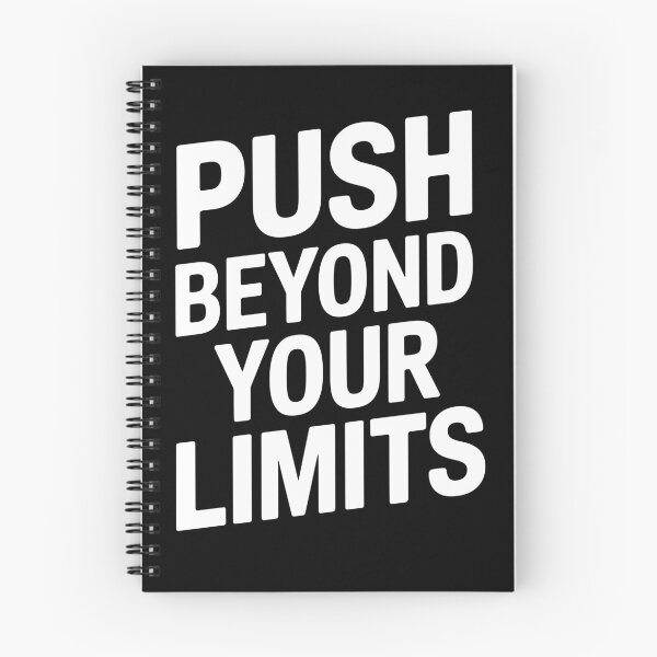 Item preview, Motivational Quote Push Beyond Your Limits designed and sold by InsanseCreation.