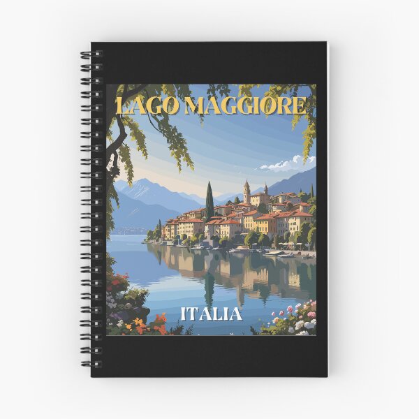Item preview, Lago Maggiore Italia Retro Art Travel Landscape designed and sold by MaateoDesign.