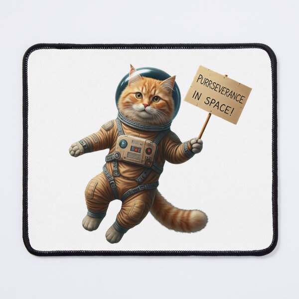Item preview, Purrseverance in Space! designed and sold by FitEnvy.