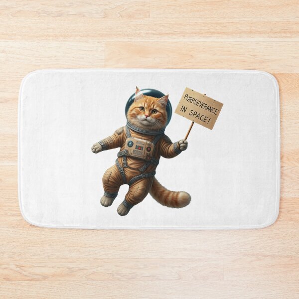 Item preview, Purrseverance in Space! designed and sold by FitEnvy.