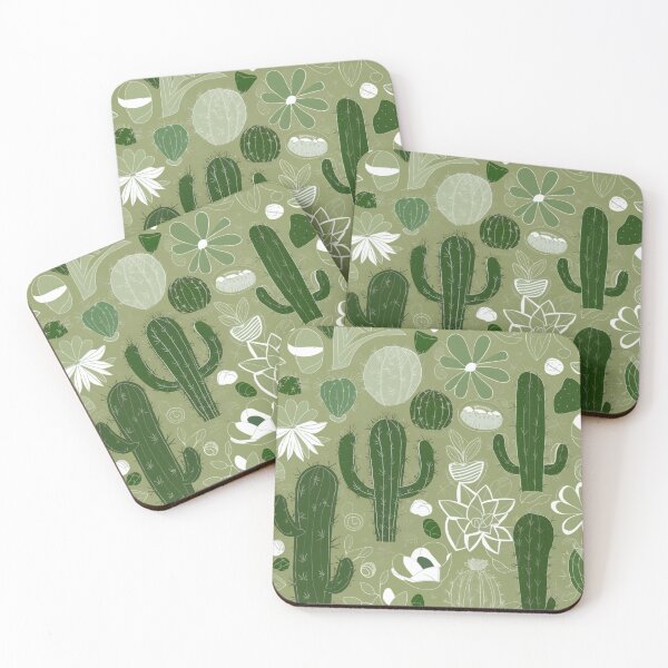 Item preview, Succulent Desert Garden Art designed and sold by WildStroke.