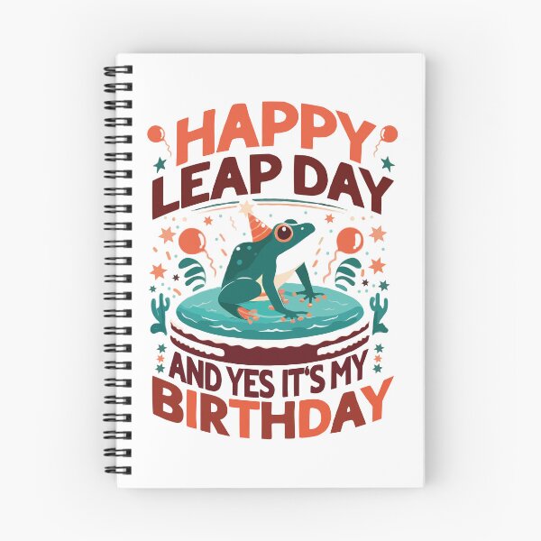 Item preview, Happy Leap Day And Yes It's My Birthday February 29th 2028 Frog designed and sold by Stick-Artistry.