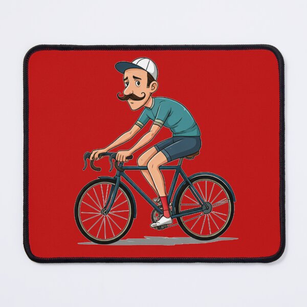 Item preview, Cycling with a Moustache  designed and sold by iancoppack.