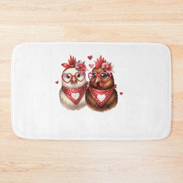 Item preview, Chicken in love Valentine's Day Farm Chickens designed and sold by Dominika Farkašová.
