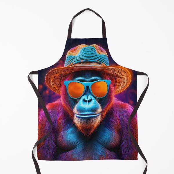 Item preview, Orangutan in Sun Hat and Glasses designed and sold by Boxing Kangaroo Retail Company.