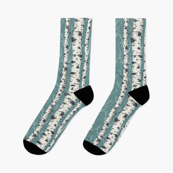 Item preview, Birch forest, Winter Birch Grove: Snowy Forest Watercolor Pattern designed and sold by Collagedream.