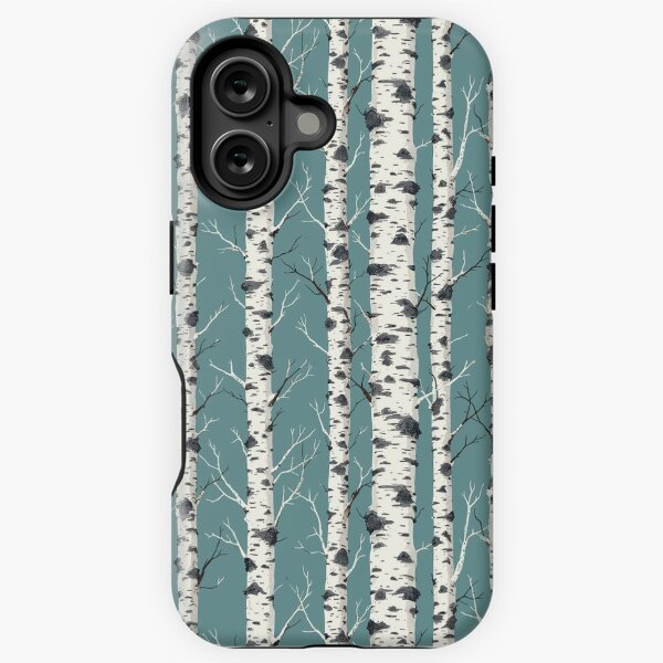 Item preview, Birch forest, Winter Birch Grove: Snowy Forest Watercolor Pattern designed and sold by Collagedream.