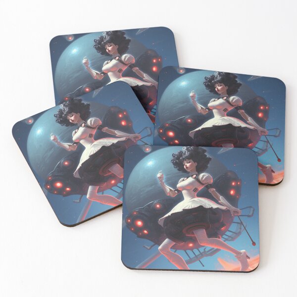 Item preview, Cyborg Pin Up  designed and sold by patternshoprad.