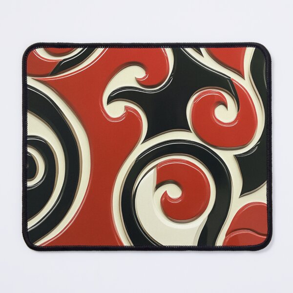 Item preview, New Zealand Māori Paua Pattern Koru Design 265 designed and sold by GrinGalore.