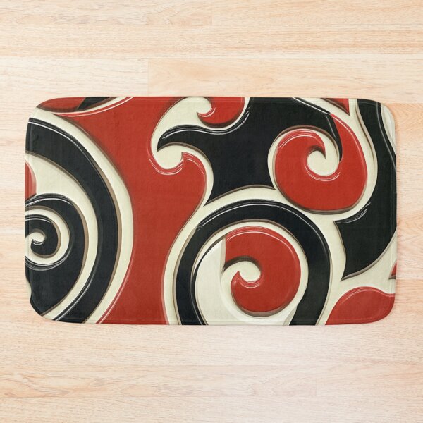 Item preview, New Zealand Māori Paua Pattern Koru Design 265 designed and sold by GrinGalore.
