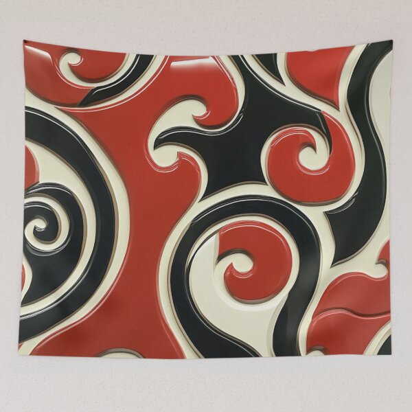 Item preview, New Zealand Māori Paua Pattern Koru Design 265 designed and sold by GrinGalore.