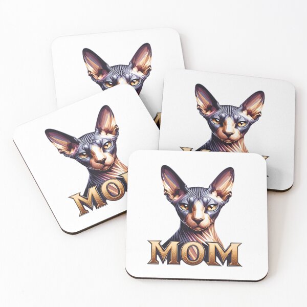 Artikelvorschau, Schönes haarloses Sphynx-Katzen-Mama-Mutter-Liebhaber-Geschenk entworfen und verkauft von Sphynx Cat Art.