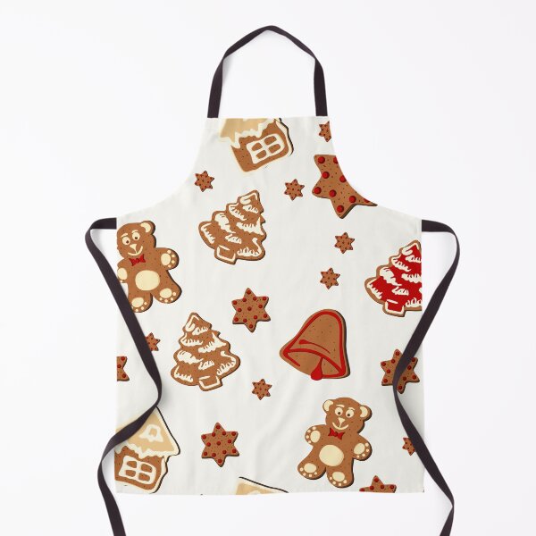 Item preview, Christmas gingerbread seamless pattern. Ginger cookies on light background. designed and sold by MatyKotiv.