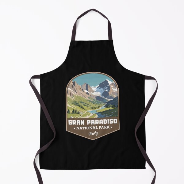 Item preview, Gran Paradiso National Park Italy Retro Art Travel Emblem designed and sold by MaateoDesign.