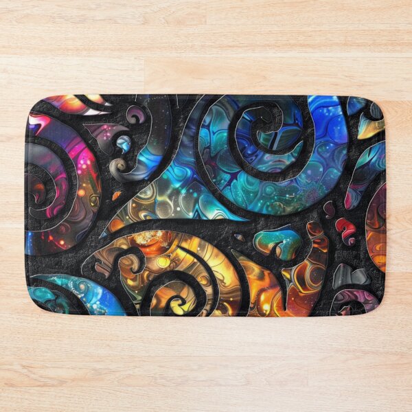 Item preview, New Zealand Māori Paua Pattern Koru Design 266 designed and sold by GrinGalore.