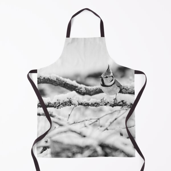 Item preview, Life with the snow. Crested tit bw designed and sold by Jouko Lehto Photography.