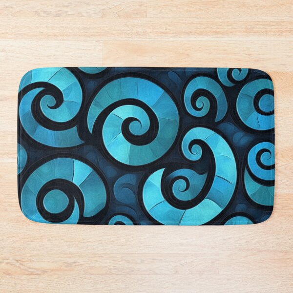 Item preview, New Zealand Māori Paua Pattern Koru Design 267 designed and sold by GrinGalore.