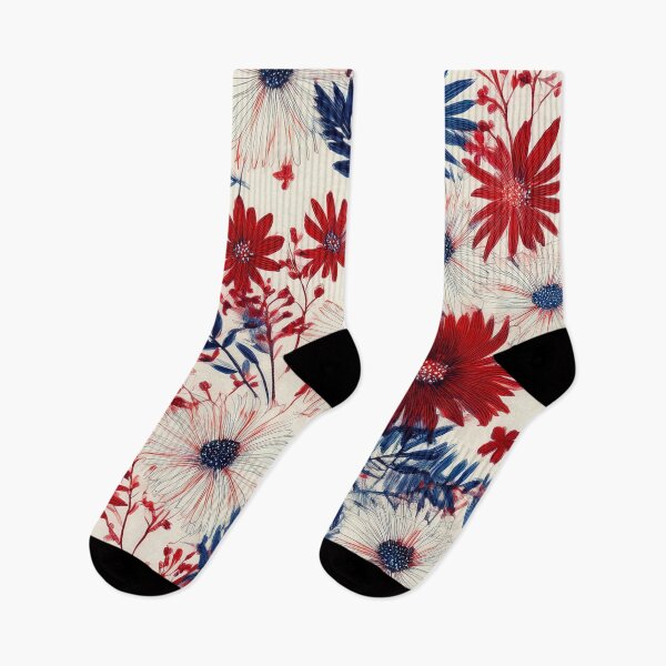 Item preview, White, Red, Blue Daisies designed and sold by sonjas.