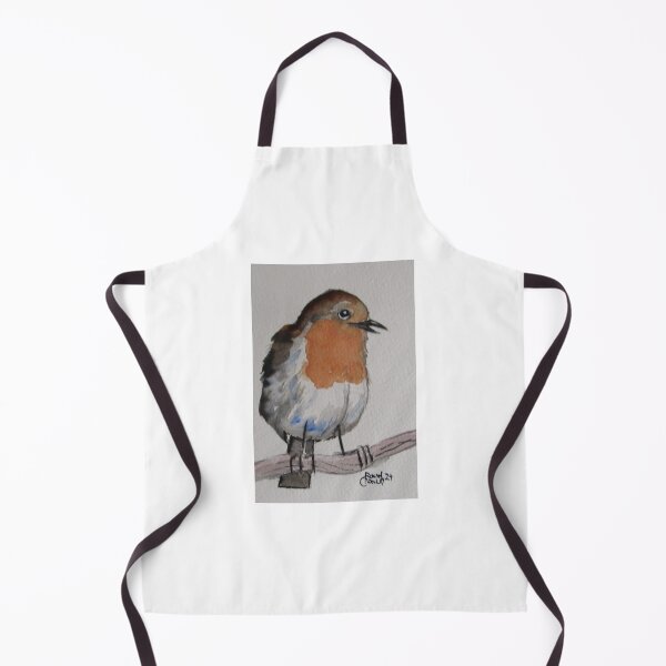 Item preview, Robin, watercolor on A5 paper.  designed and sold by crowleyronan123.