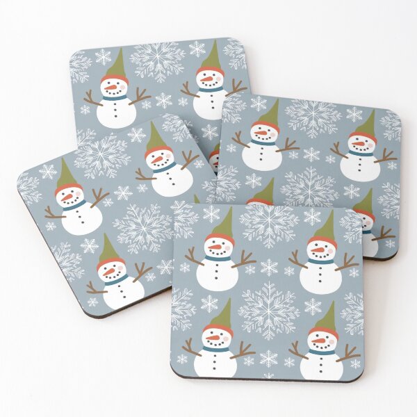 Item preview, Snowmen and snowflakes designed and sold by Stefiivn.
