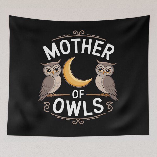 Item preview, Mother of Owls designed and sold by InsanseCreation.