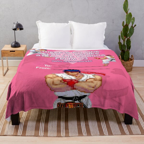Item preview, Ryu Pixel Fighter Valentine - Denjin Hadouken Love designed and sold by MechanicalART.