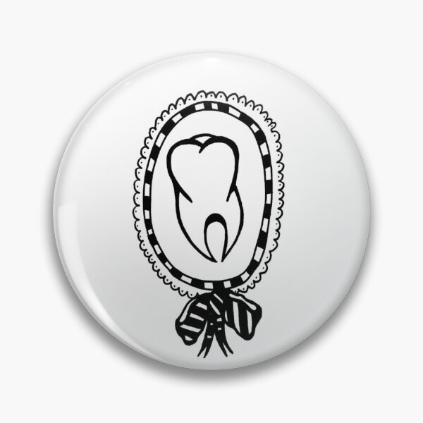 Item preview, Greyscale Tooth Wrethe With Ribbon Bow Tie designed and sold by KayTurtless.