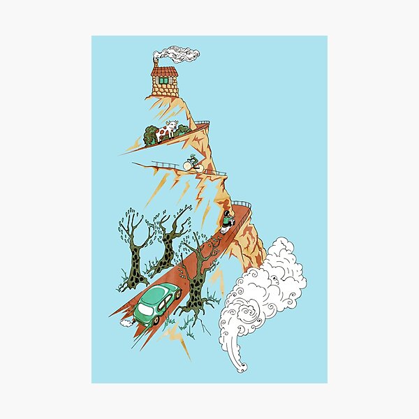 Item preview, Carretera de montaña de Montenegro designed and sold by Andrei Verner.