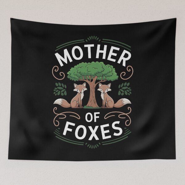 Item preview, Mother of Foxes designed and sold by InsanseCreation.