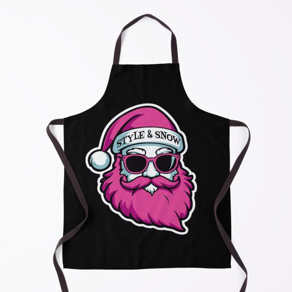Item preview, Funny Pink Beard Santa Claus | Retro Hipster Holiday Christmas gift designed and sold by DrawHandArt.