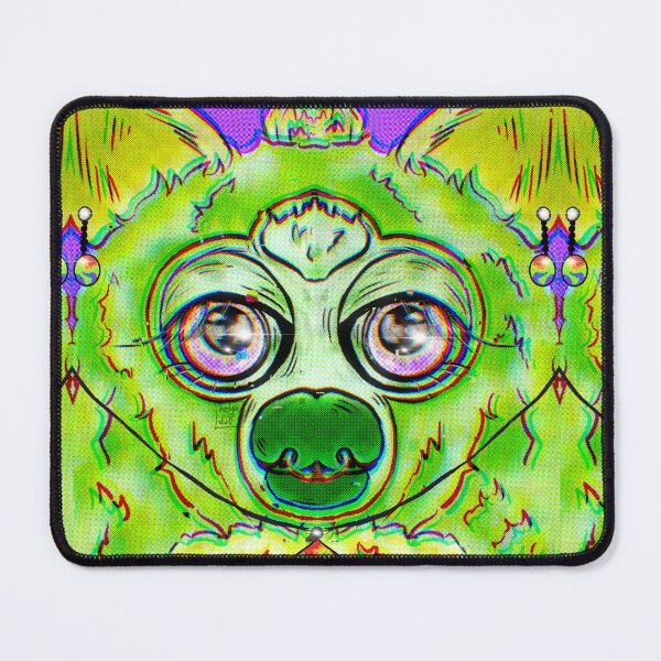 Item preview, Green Furby Wearing Jewelry designed and sold by HedgieDoll.