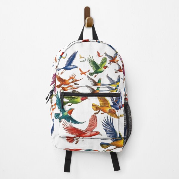 Item preview, Avian Symphony Flight of Fancy Birds in Motion Colorful Flock designed and sold by TolgaSal.