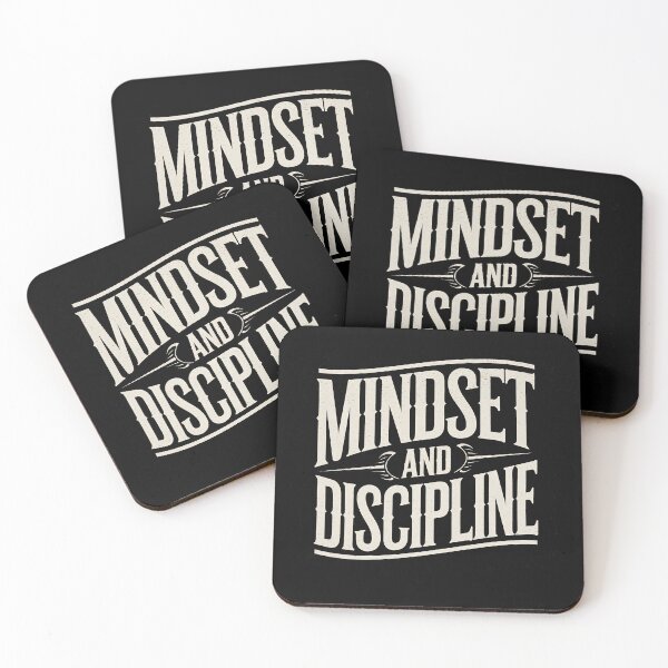 Item preview, Mindset and Discipline, Motivational Saying  designed and sold by Logiamerch.