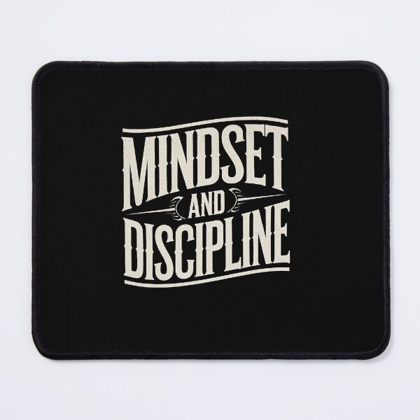 Item preview, Mindset and Discipline, Motivational Saying  designed and sold by Logiamerch.