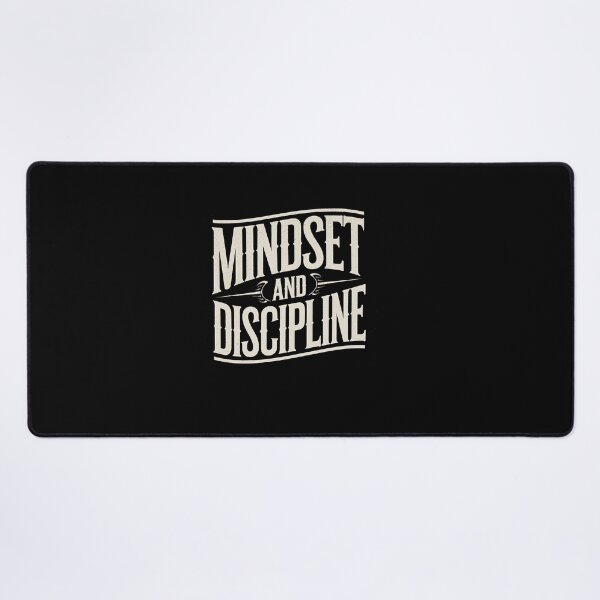 Item preview, Mindset and Discipline, Motivational Saying  designed and sold by Logiamerch.