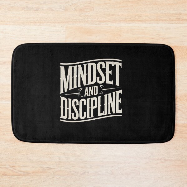 Item preview, Mindset and Discipline, Motivational Saying  designed and sold by Logiamerch.