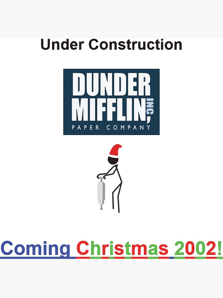 Dunder Mifflin already has a website Poster for Sale by scohoe