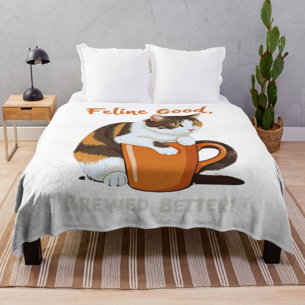 Item preview, Feline Good, Brewed Better designed and sold by FitEnvy.