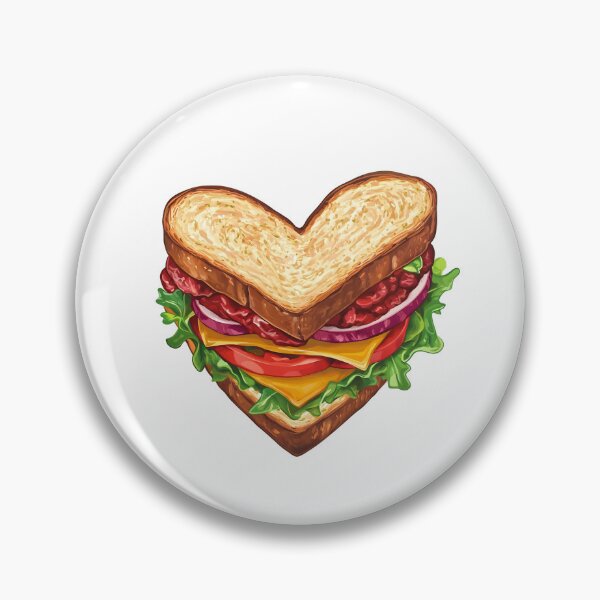 Artikelvorschau, Herzförmiges BLT-Sandwich entworfen und verkauft von DigitalToast.