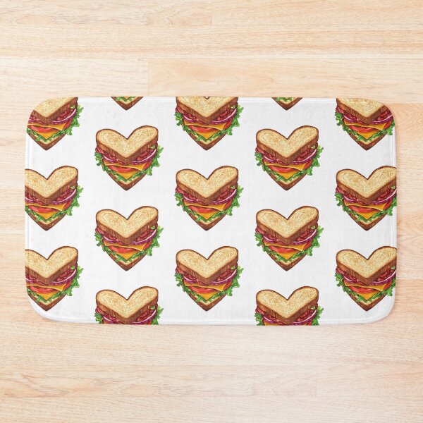 Item preview, Heart-shaped BLT Sandwich designed and sold by DigitalToast.