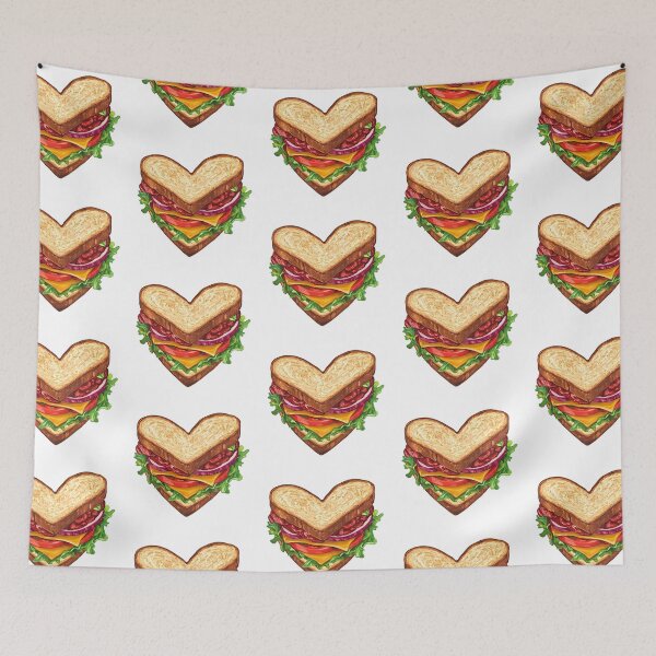 Item preview, Heart-shaped BLT Sandwich designed and sold by DigitalToast.